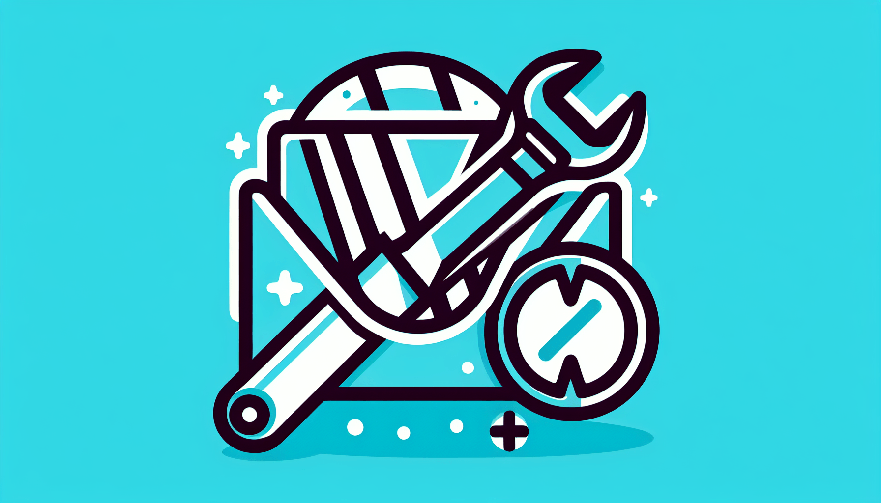 Ikona narzędzi internetowych i naprawa stron