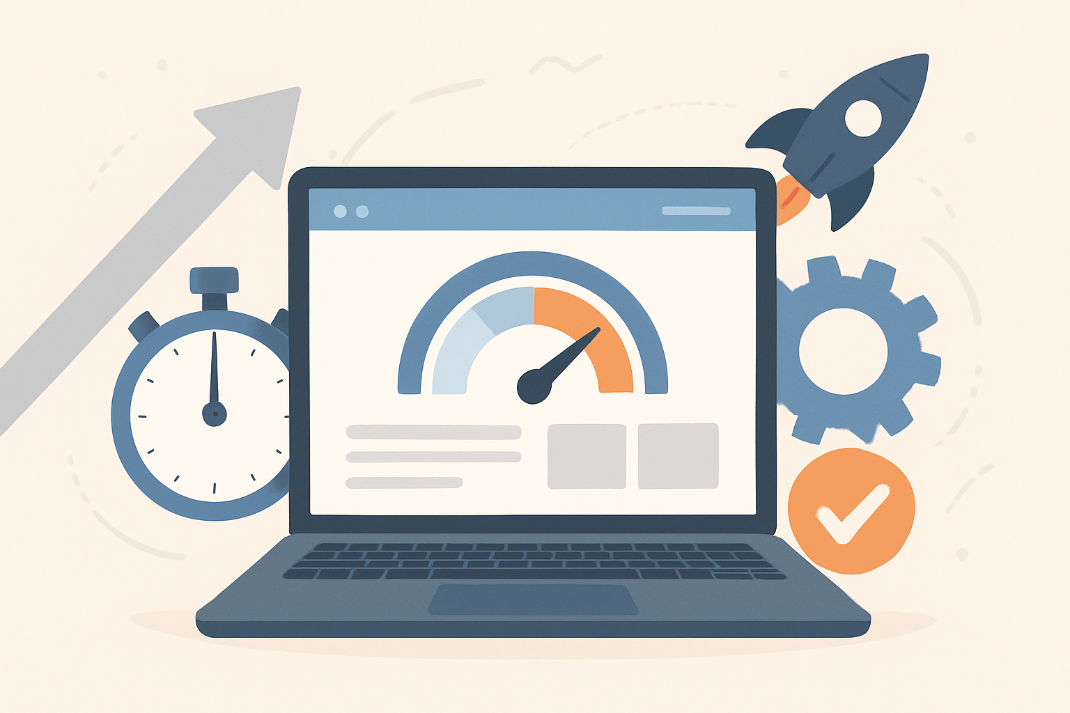 Laptop z wskaźnikiem wydajności