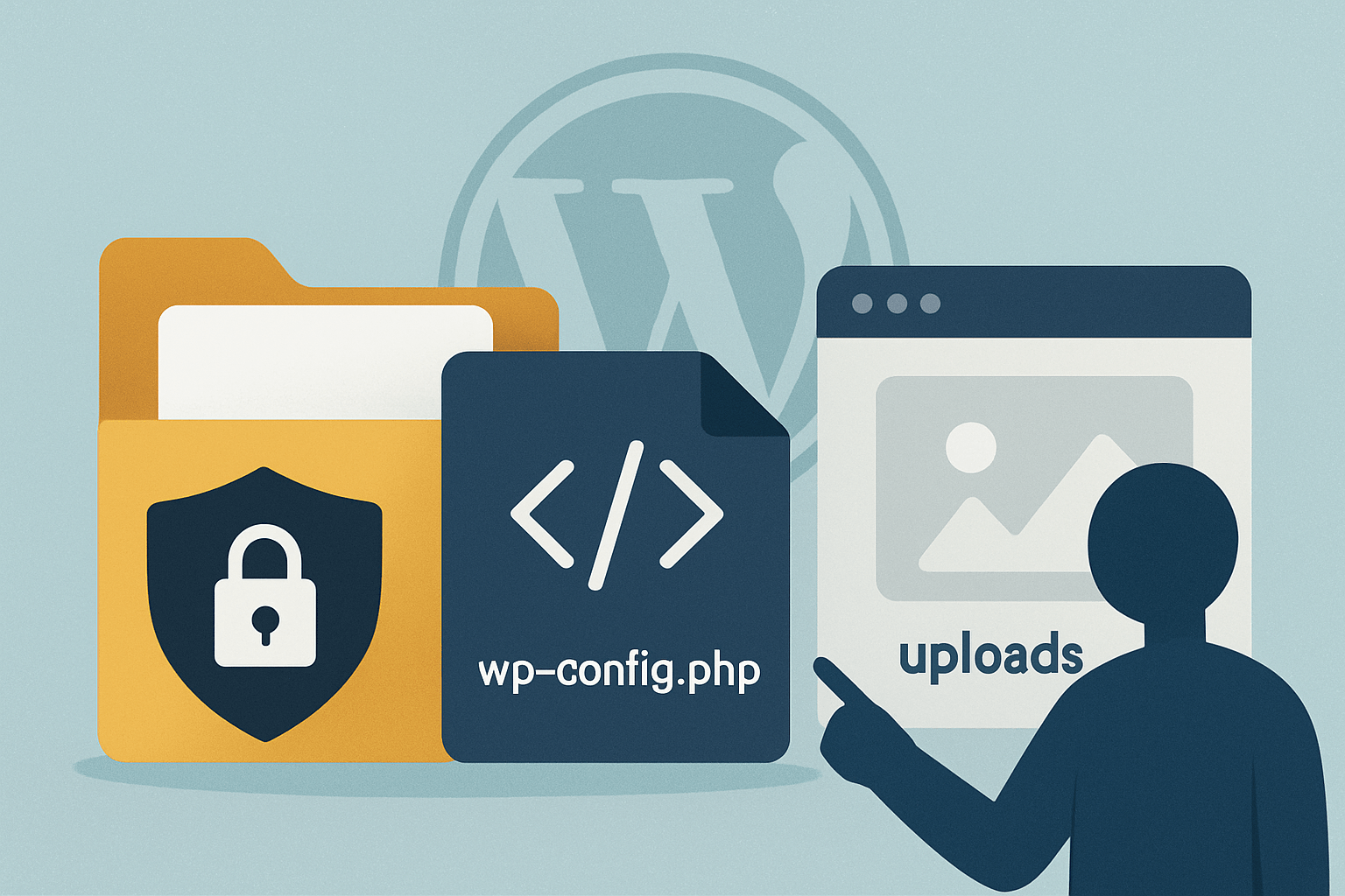 Ikony WordPress i plik wp-config.php