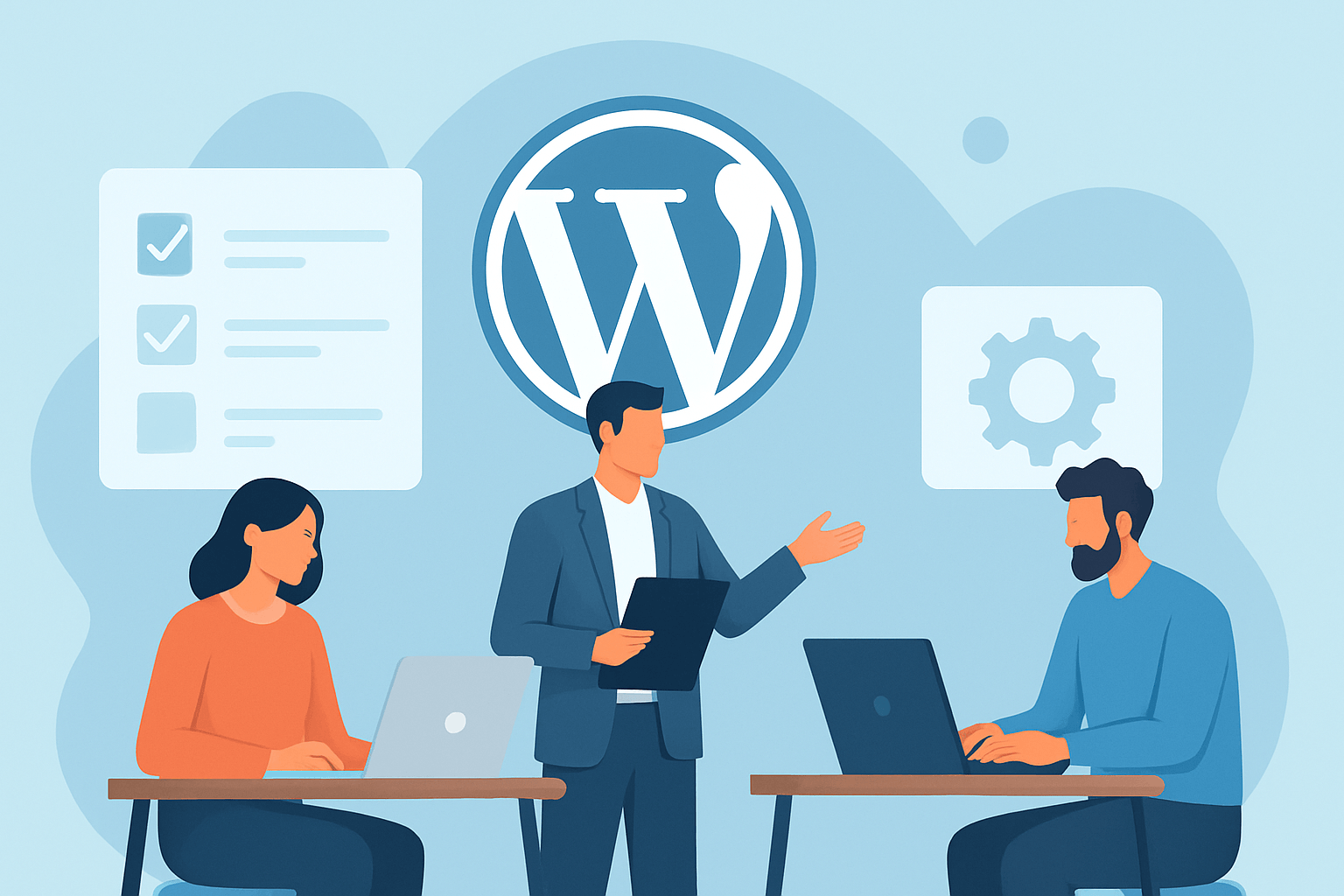 Zespół pracujący nad WordPress